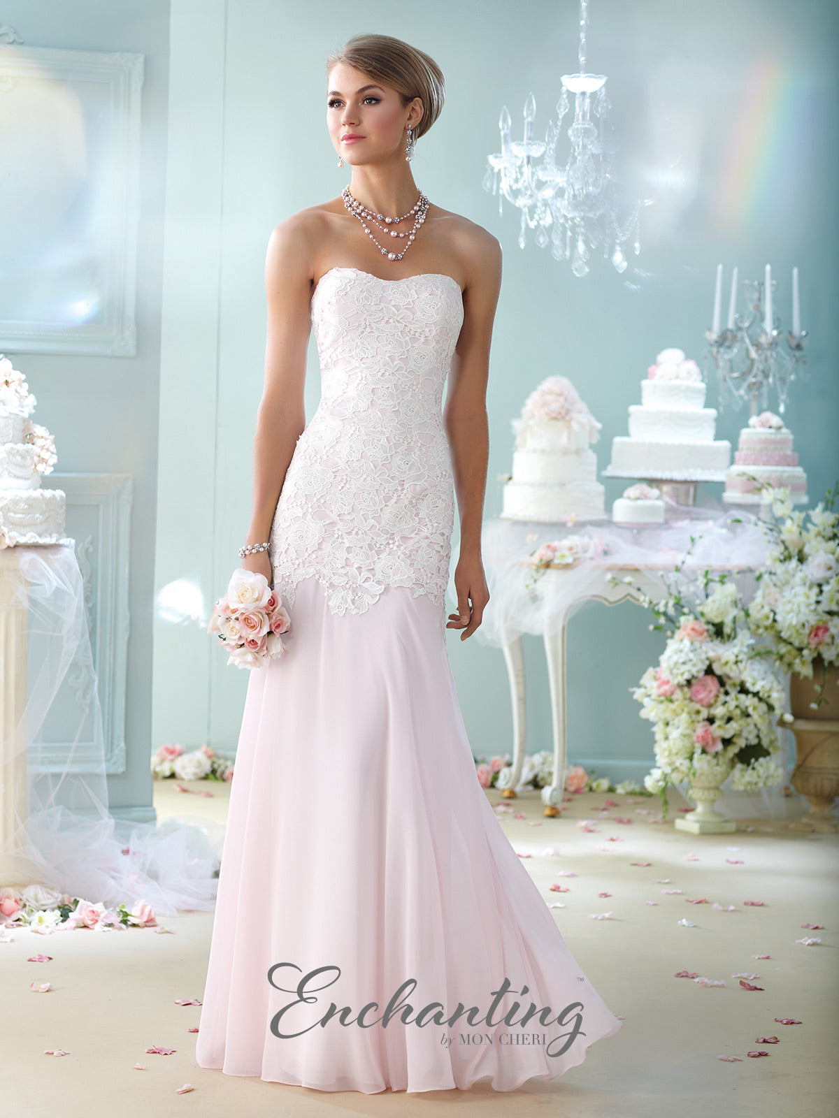 Last Dress In Store; Size: 8, Color: Ivory | Enchanting - 215107 - Cheron's Bridal & All Dressed Up Prom - 8 - Wedding Gowns Dresses Chattanooga Hixson Shops Boutiques Tennessee TN Georgia GA MSRP Lowest Prices Sale Discount