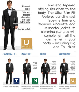 Platinum - 751 - Ultra Slim Waverly - All Dressed Up, Tuxedo Rental