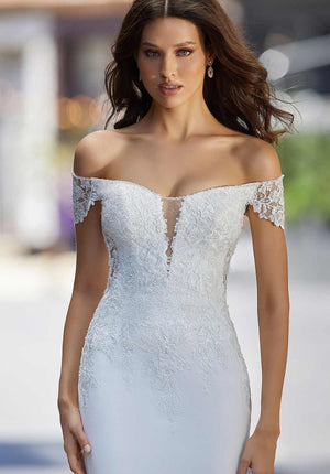 Blu - 4104 - Jewel - Cheron's Bridal, Wedding Gown - Morilee Blu - - Wedding Gowns Dresses Chattanooga Hixson Shops Boutiques Tennessee TN Georgia GA MSRP Lowest Prices Sale Discount