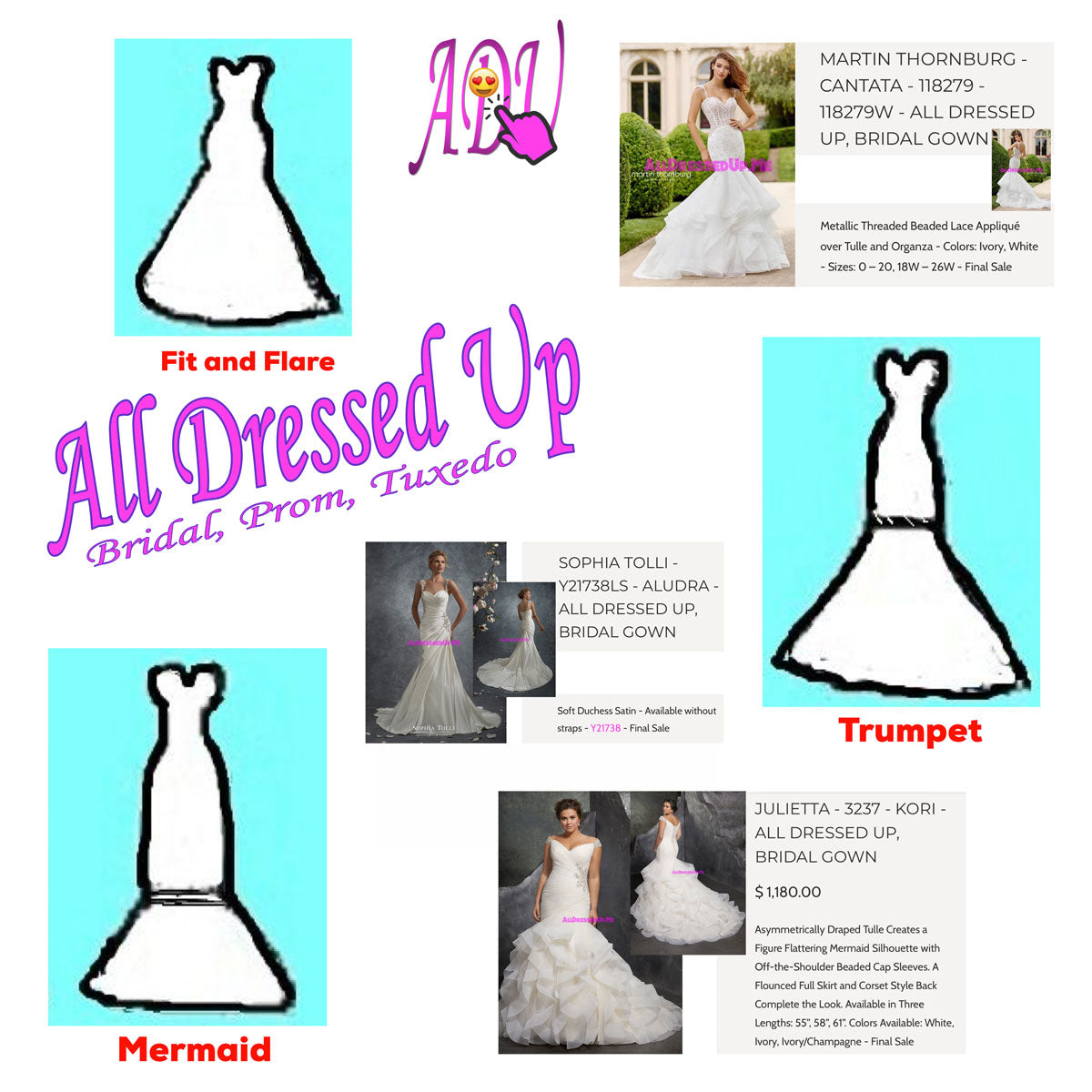 Mermaid, Trumpet, and Fit & Flare – What's the Difference? – Run For The  Dress