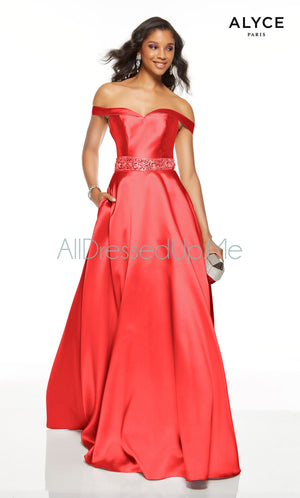 Alyce Paris - 1502 - All Dressed Up, Prom/Party Dress - 000 - Dresses Two Piece Cut Out Sweetheart Halter Low Back High Neck Print Beaded Chiffon Jersey Fitted Sexy Satin Lace Jeweled Sparkle Shimmer Sleeveless Stunning Gorgeous Modest See Through Transparent Glitter Special Occasions Event Chattanooga Hixson Shops Boutiques Tennessee TN Georgia GA MSRP Lowest Prices Sale Discount
