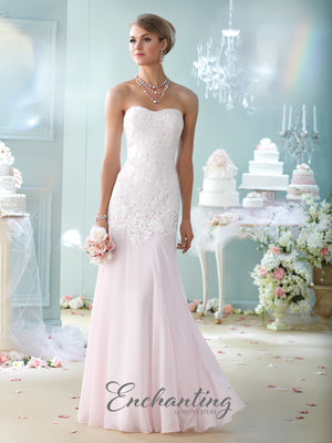 Last Dress In Store; Size: 8, Color: Ivory | Enchanting - 215107 - Cheron's Bridal & All Dressed Up Prom - 8 - Wedding Gowns Dresses Chattanooga Hixson Shops Boutiques Tennessee TN Georgia GA MSRP Lowest Prices Sale Discount