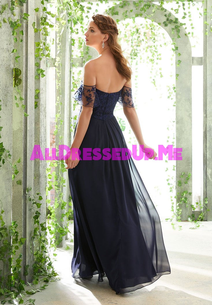 Last Dress In Store; Size: 14 Color: Navy | Morilee Bridesmaids - 21617