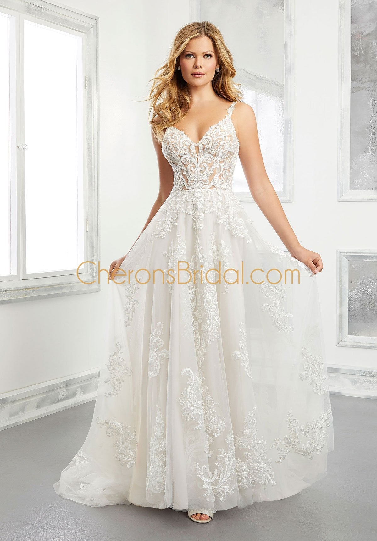 Morilee - 2309 - Brenda - Cheron's Bridal, Wedding Gown - Morilee Line - - Wedding Gowns Dresses Chattanooga Hixson Shops Boutiques Tennessee TN Georgia GA MSRP Lowest Prices Sale Discount