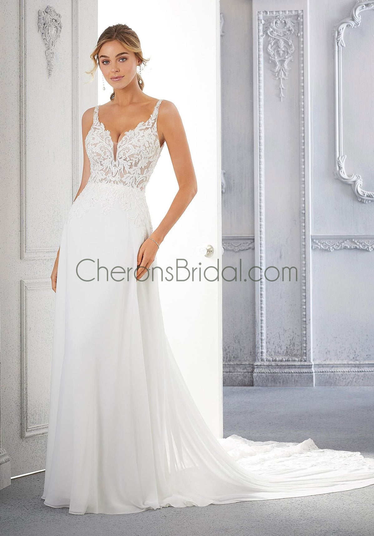 Morilee - 2367 - Caroline - Cheron's Bridal, Wedding Gown - Morilee Line - - Wedding Gowns Dresses Chattanooga Hixson Shops Boutiques Tennessee TN Georgia GA MSRP Lowest Prices Sale Discount