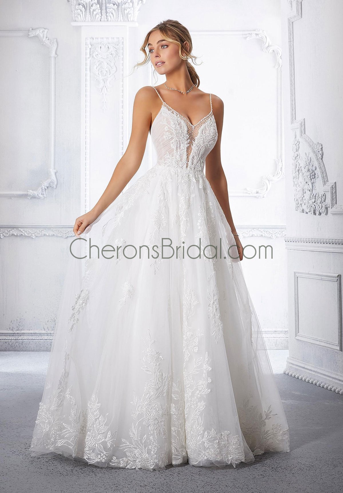 Morilee - 2370 - Christianna - Cheron's Bridal, Wedding Gown - Morilee Line - - Wedding Gowns Dresses Chattanooga Hixson Shops Boutiques Tennessee TN Georgia GA MSRP Lowest Prices Sale Discount