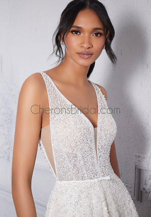 Morilee - 2380 - Crystal - Cheron's Bridal, Wedding Gown - Morilee Line - - Wedding Gowns Dresses Chattanooga Hixson Shops Boutiques Tennessee TN Georgia GA MSRP Lowest Prices Sale Discount