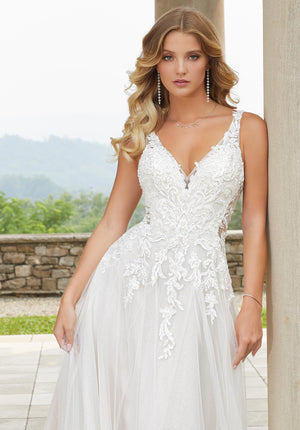 Morilee - 2404 - Dina - Cheron's Bridal, Wedding Gown - Morilee Line - - Wedding Gowns Dresses Chattanooga Hixson Shops Boutiques Tennessee TN Georgia GA MSRP Lowest Prices Sale Discount
