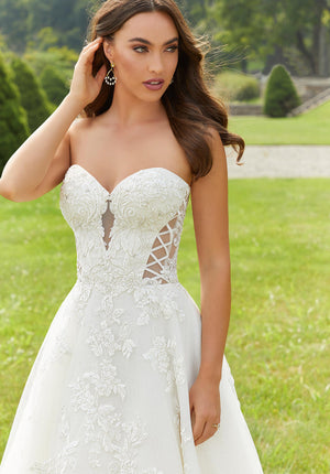 Morilee - 2417 - Delfina - Cheron's Bridal, Wedding Gown - Morilee Line - - Wedding Gowns Dresses Chattanooga Hixson Shops Boutiques Tennessee TN Georgia GA MSRP Lowest Prices Sale Discount