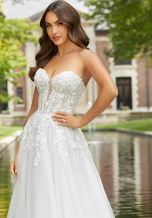 Morilee - 2425 - Dominique - Cheron's Bridal, Wedding Gown - Morilee Line - - Wedding Gowns Dresses Chattanooga Hixson Shops Boutiques Tennessee TN Georgia GA MSRP Lowest Prices Sale Discount