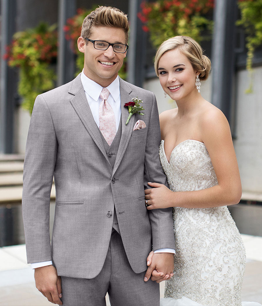 Grey color wedding suit best sale