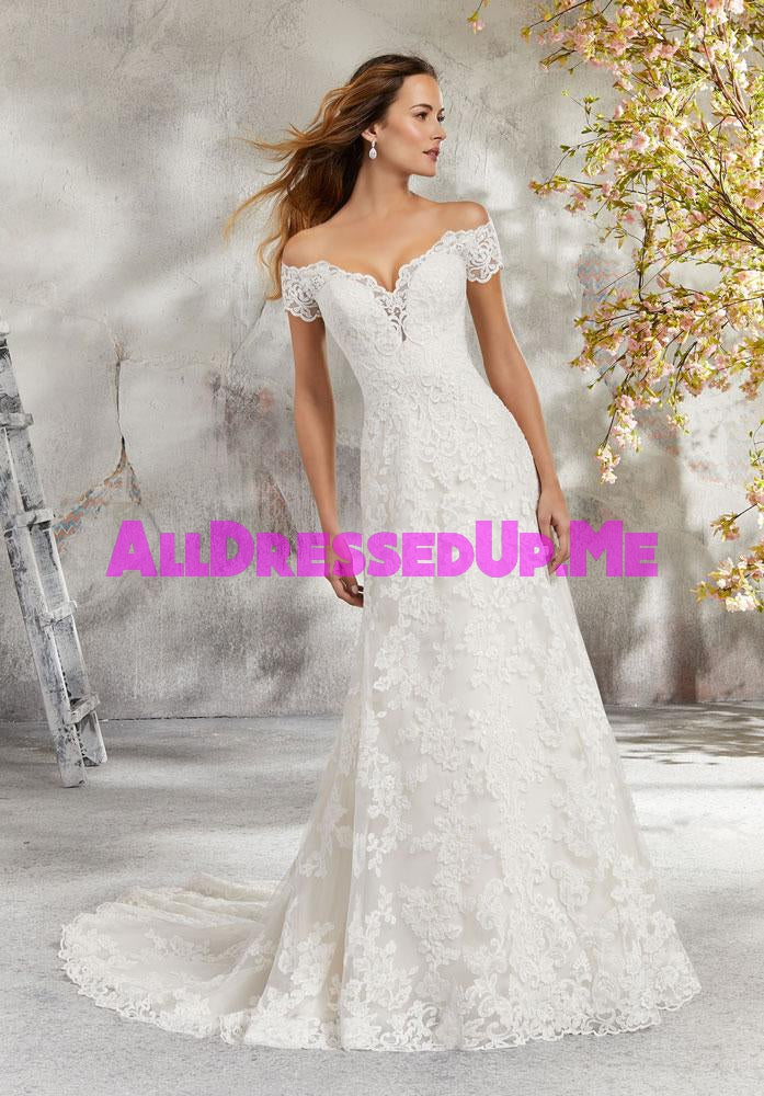Blu - Linda - 5692 - Cheron's Bridal, Wedding Gown - Morilee Blu - - Wedding Gowns Dresses Chattanooga Hixson Shops Boutiques Tennessee TN Georgia GA MSRP Lowest Prices Sale Discount
