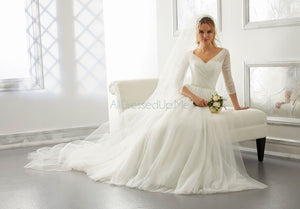 Blu - Amelia - 5880 - Cheron's Bridal, Wedding Gown - Morilee Blu - - Wedding Gowns Dresses Chattanooga Hixson Shops Boutiques Tennessee TN Georgia GA MSRP Lowest Prices Sale Discount