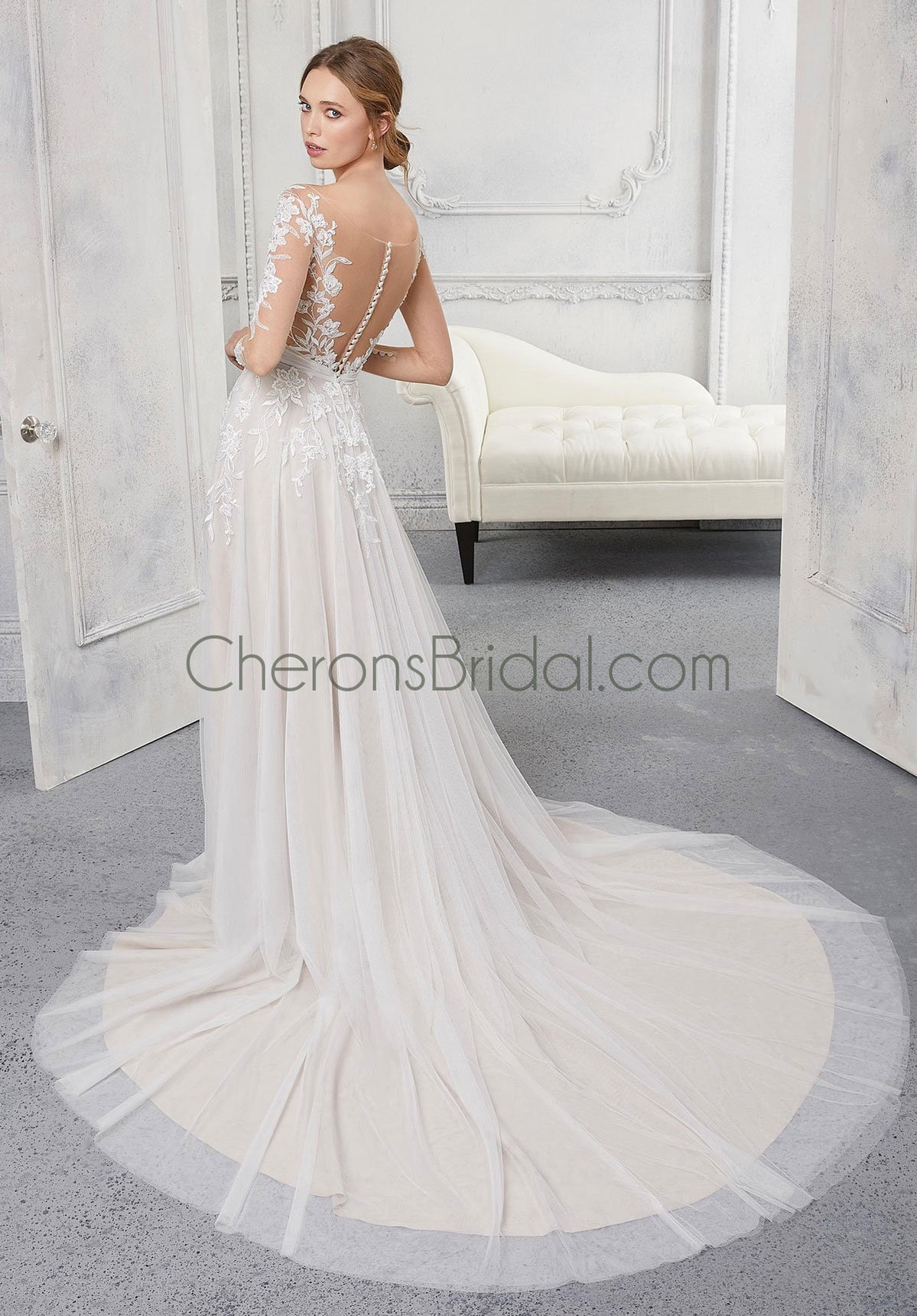 Blu - 5912 - Colleen - Cheron's Bridal, Wedding Gown - Morilee Blu - - Wedding Gowns Dresses Chattanooga Hixson Shops Boutiques Tennessee TN Georgia GA MSRP Lowest Prices Sale Discount