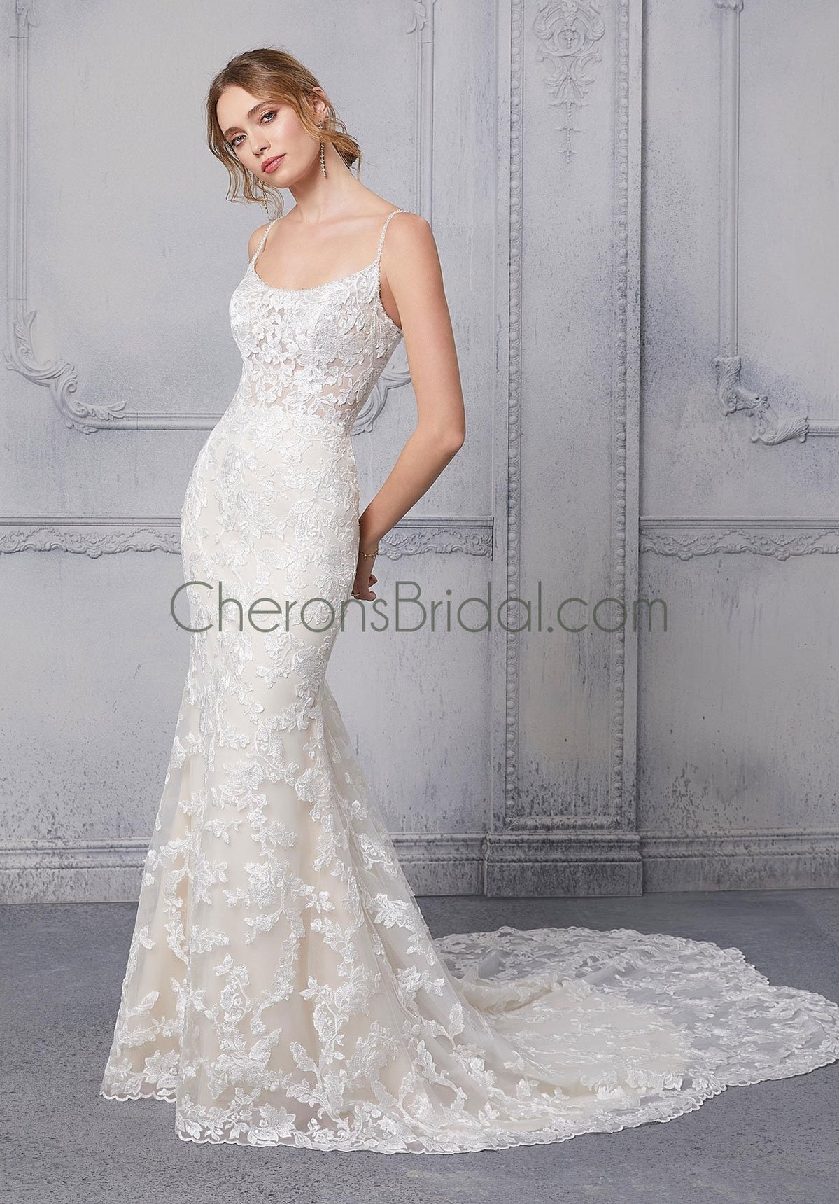 Blu - 5919 - Carrie - Cheron's Bridal, Wedding Gown - Cheron's