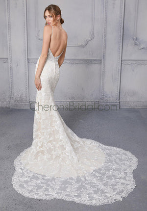 Blu - 5914 - Claudine - Cheron's Bridal, Wedding Gown - Morilee Blu - - Wedding Gowns Dresses Chattanooga Hixson Shops Boutiques Tennessee TN Georgia GA MSRP Lowest Prices Sale Discount