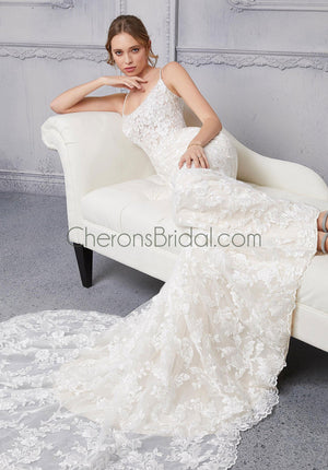 Blu - 5914 - Claudine - Cheron's Bridal, Wedding Gown - Morilee Blu - - Wedding Gowns Dresses Chattanooga Hixson Shops Boutiques Tennessee TN Georgia GA MSRP Lowest Prices Sale Discount