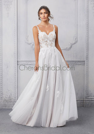 Blu - 5915 - Cipriana - Cheron's Bridal, Wedding Gown - Morilee Blu - - Wedding Gowns Dresses Chattanooga Hixson Shops Boutiques Tennessee TN Georgia GA MSRP Lowest Prices Sale Discount