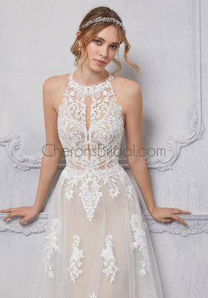 Blu - 5917 - Cressida - Cheron's Bridal, Wedding Gown - Morilee Blu - - Wedding Gowns Dresses Chattanooga Hixson Shops Boutiques Tennessee TN Georgia GA MSRP Lowest Prices Sale Discount