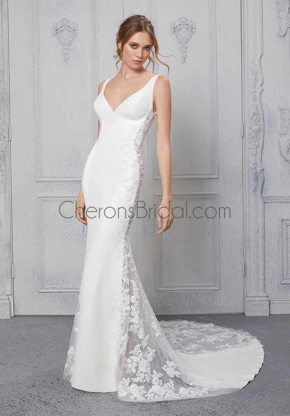 Blu - 5919 - Carrie - Cheron's Bridal, Wedding Gown - Morilee Blu - - Wedding Gowns Dresses Chattanooga Hixson Shops Boutiques Tennessee TN Georgia GA MSRP Lowest Prices Sale Discount