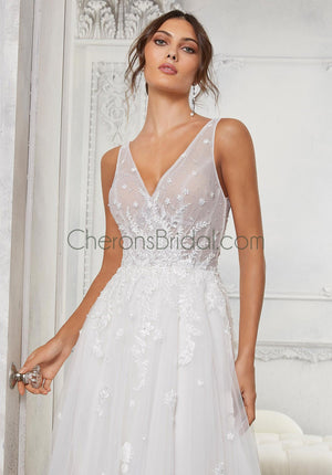 Blu - 5922 - Candice - Cheron's Bridal, Wedding Gown - Morilee Blu - - Wedding Gowns Dresses Chattanooga Hixson Shops Boutiques Tennessee TN Georgia GA MSRP Lowest Prices Sale Discount