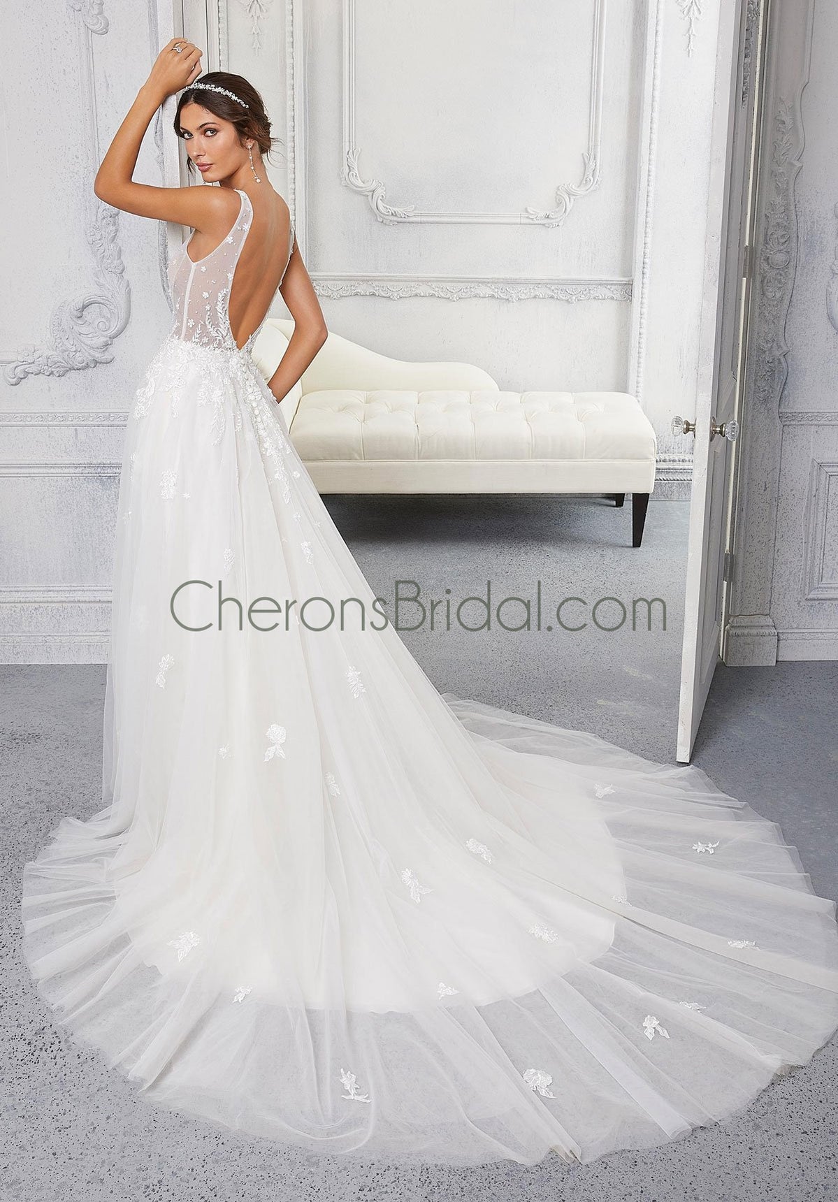 Blu - 5922 - Candice - Cheron's Bridal, Wedding Gown - Morilee Blu - - Wedding Gowns Dresses Chattanooga Hixson Shops Boutiques Tennessee TN Georgia GA MSRP Lowest Prices Sale Discount