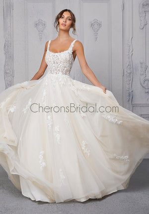 Blu - 5923 - Cassandra - Cheron's Bridal, Wedding Gown - Morilee Blu - - Wedding Gowns Dresses Chattanooga Hixson Shops Boutiques Tennessee TN Georgia GA MSRP Lowest Prices Sale Discount