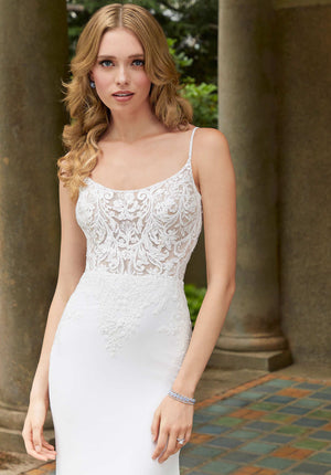 Blu - 5953 - Diane - Cheron's Bridal, Wedding Gown - Morilee Blu - - Wedding Gowns Dresses Chattanooga Hixson Shops Boutiques Tennessee TN Georgia GA MSRP Lowest Prices Sale Discount