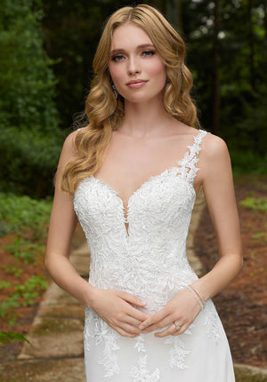 Blu - 5954 - Dorothy - Cheron's Bridal, Wedding Gown - Morilee Blu - - Wedding Gowns Dresses Chattanooga Hixson Shops Boutiques Tennessee TN Georgia GA MSRP Lowest Prices Sale Discount