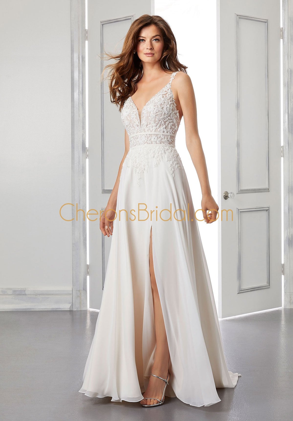Voyage - 6942 - Brandy - Cheron's Bridal, Wedding Gown - Morilee Voyage - - Wedding Gowns Dresses Chattanooga Hixson Shops Boutiques Tennessee TN Georgia GA MSRP Lowest Prices Sale Discount