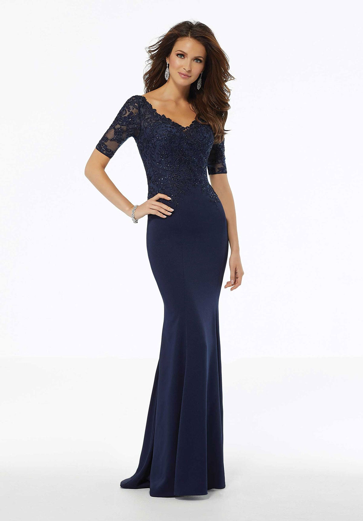 Last Dress In Store; Size: 8 Color: Champagne | MGNY - 72108