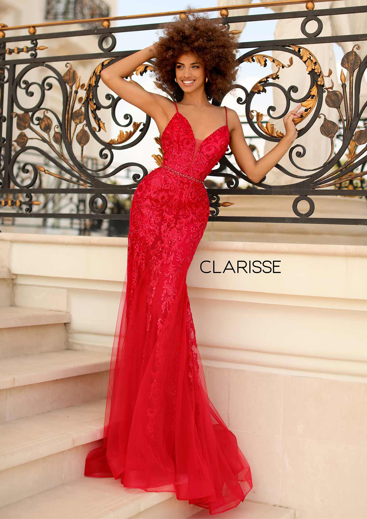 Clarisse - 810403 - All Dressed Up, Prom/Party Dress - 0 - Dresses Two Piece Cut Out Sweetheart Halter Low Back High Neck Print Beaded Chiffon Jersey Fitted Sexy Satin Lace Jeweled Sparkle Shimmer Sleeveless Stunning Gorgeous Modest See Through Transparent Glitter Special Occasions Event Chattanooga Hixson Shops Boutiques Tennessee TN Georgia GA MSRP Lowest Prices Sale Discount