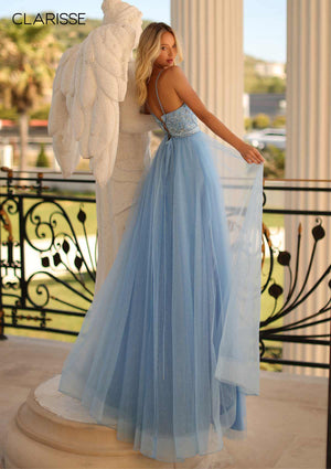 Clarisse - 810592 - All Dressed Up, Prom/Party Dress - - Dresses Two Piece Cut Out Sweetheart Halter Low Back High Neck Print Beaded Chiffon Jersey Fitted Sexy Satin Lace Jeweled Sparkle Shimmer Sleeveless Stunning Gorgeous Modest See Through Transparent Glitter Special Occasions Event Chattanooga Hixson Shops Boutiques Tennessee TN Georgia GA MSRP Lowest Prices Sale Discount