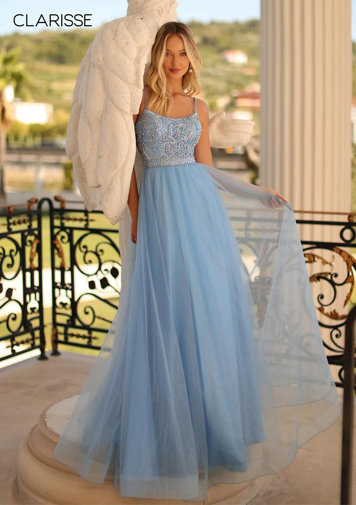 Cinderella blue prom clearance dress