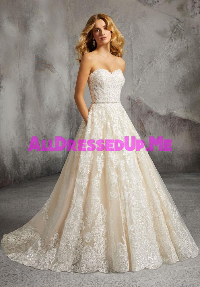 Morilee - Lisa - 8273 - Cheron's Bridal, Wedding Gown - Morilee Line - - Wedding Gowns Dresses Chattanooga Hixson Shops Boutiques Tennessee TN Georgia GA MSRP Lowest Prices Sale Discount