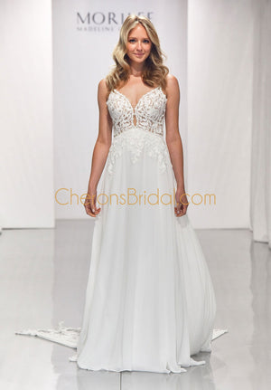 Blu - 5903 - Becca - Cheron's Bridal, Wedding Gown - Morilee Blu - - Wedding Gowns Dresses Chattanooga Hixson Shops Boutiques Tennessee TN Georgia GA MSRP Lowest Prices Sale Discount