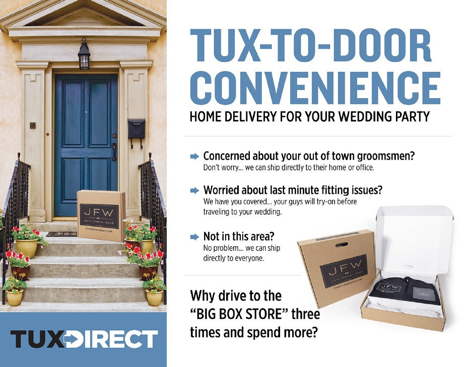 Tuxedo Home Delivery | Rental/Purchase