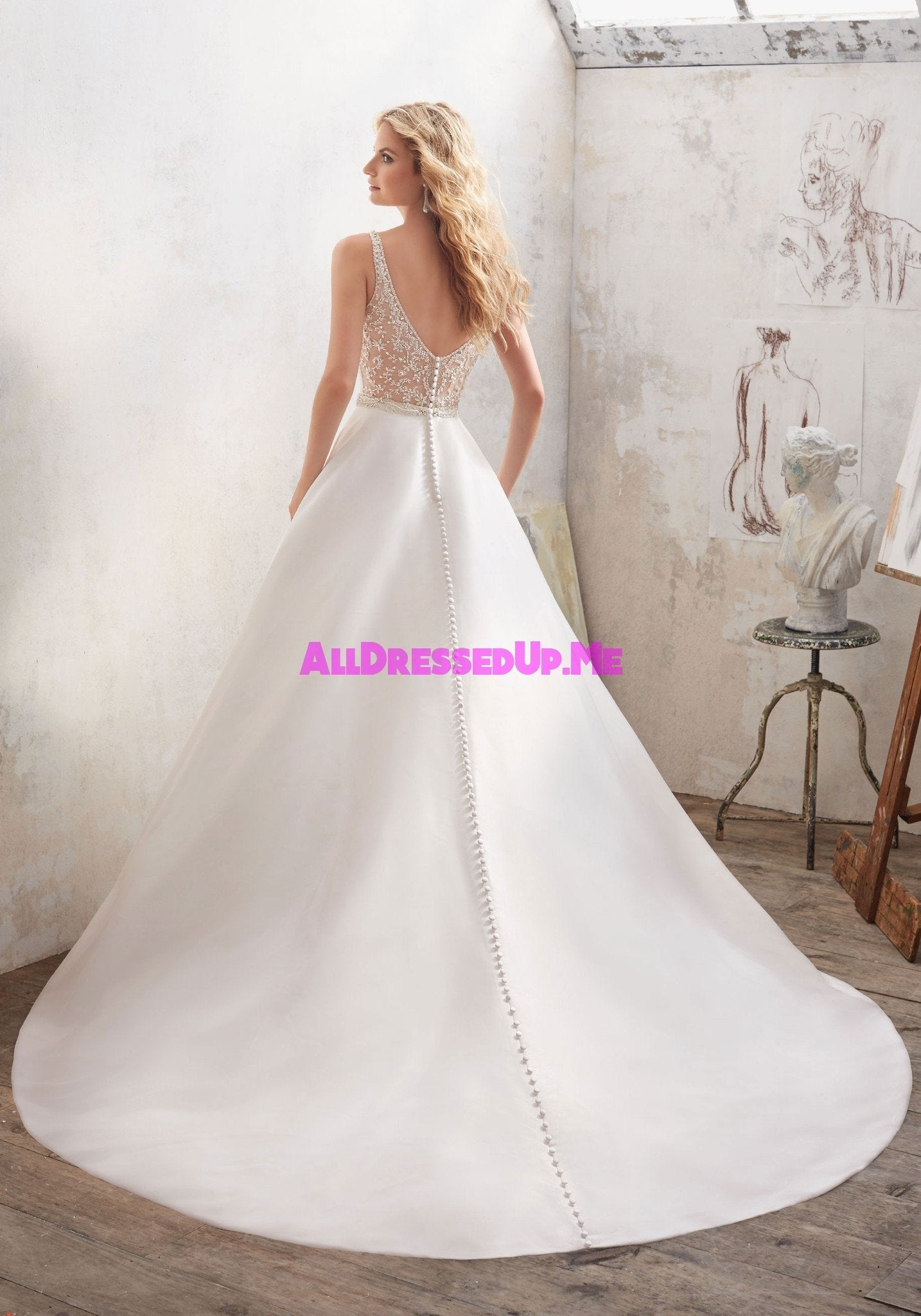 Morilee - Maribella - 8123 - Cheron's Bridal, Wedding Gown - Morilee Line - - Wedding Gowns Dresses Chattanooga Hixson Shops Boutiques Tennessee TN Georgia GA MSRP Lowest Prices Sale Discount