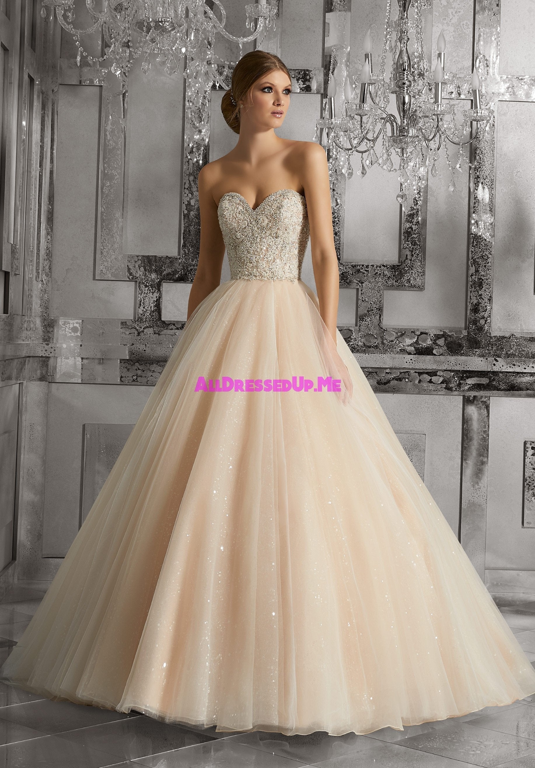 Formal Dress: 7084. Long, Sweetheart Neckline, Ball Gown | Alyce Paris