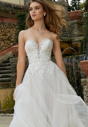 Morilee - 2468 - Fatima - Cheron's Bridal, Wedding Gown - Morilee Line - - Wedding Gowns Dresses Chattanooga Hixson Shops Boutiques Tennessee TN Georgia GA MSRP Lowest Prices Sale Discount