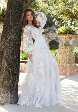 Morilee - 2477 - Fleur - Cheron's Bridal, Wedding Gown - Morilee Line - - Wedding Gowns Dresses Chattanooga Hixson Shops Boutiques Tennessee TN Georgia GA MSRP Lowest Prices Sale Discount