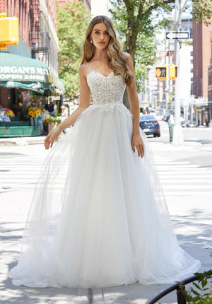 Blu - 4103 - Janet - Cheron's Bridal, Wedding Gown - Morilee Blu - - Wedding Gowns Dresses Chattanooga Hixson Shops Boutiques Tennessee TN Georgia GA MSRP Lowest Prices Sale Discount