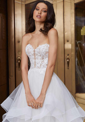 Blu - 4117 - Jubilee - Cheron's Bridal, Wedding Gown - Morilee Blu - - Wedding Gowns Dresses Chattanooga Hixson Shops Boutiques Tennessee TN Georgia GA MSRP Lowest Prices Sale Discount