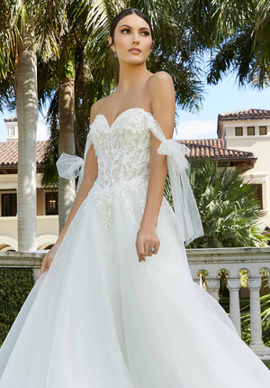 Blu - 5983 - Fausta - Cheron's Bridal, Wedding Gown - Morilee Blu - - Wedding Gowns Dresses Chattanooga Hixson Shops Boutiques Tennessee TN Georgia GA MSRP Lowest Prices Sale Discount