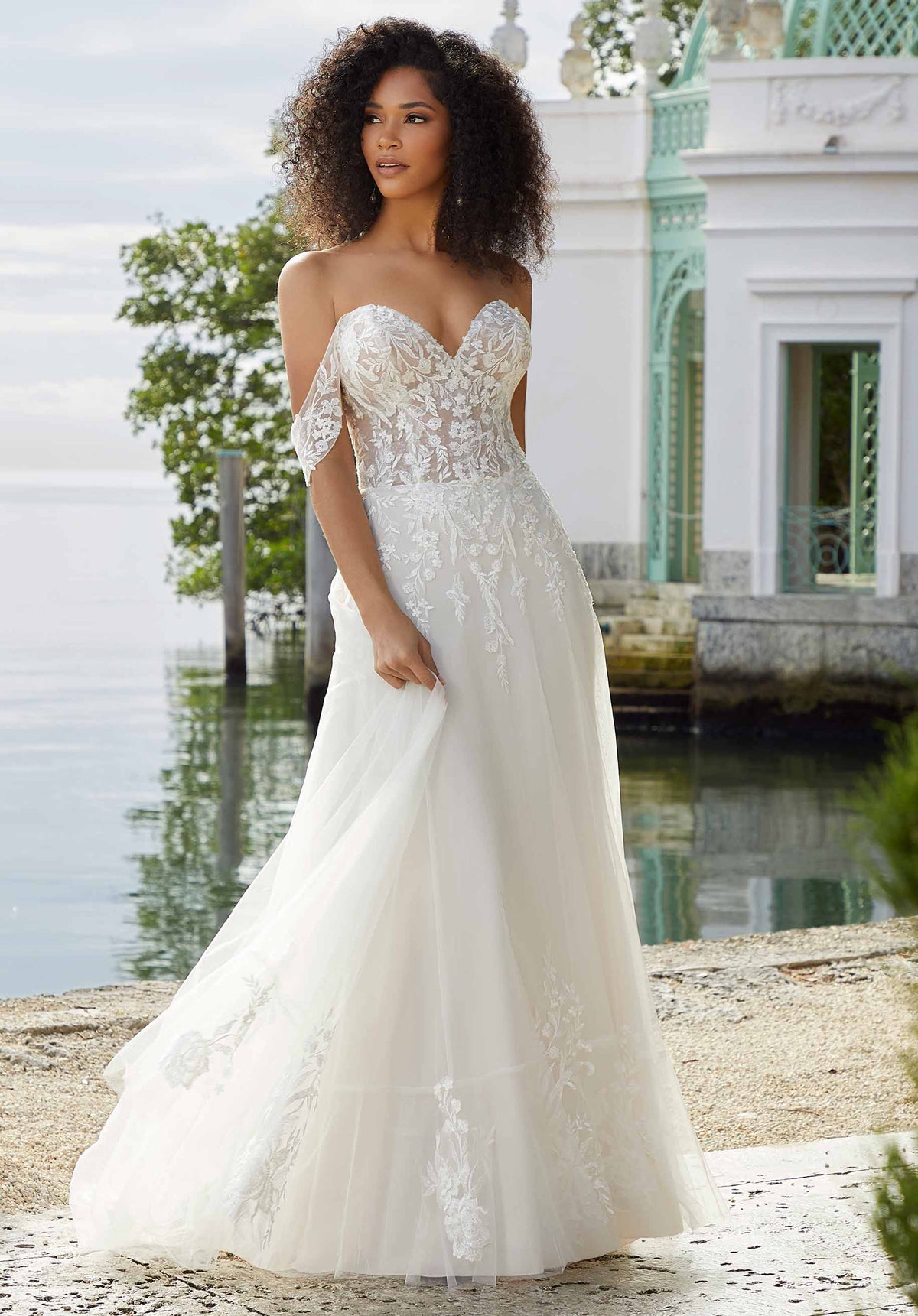 Voyage - 6974 - Florina - Cheron's Bridal, Wedding Gown - Morilee Voyage - - Wedding Gowns Dresses Chattanooga Hixson Shops Boutiques Tennessee TN Georgia GA MSRP Lowest Prices Sale Discount